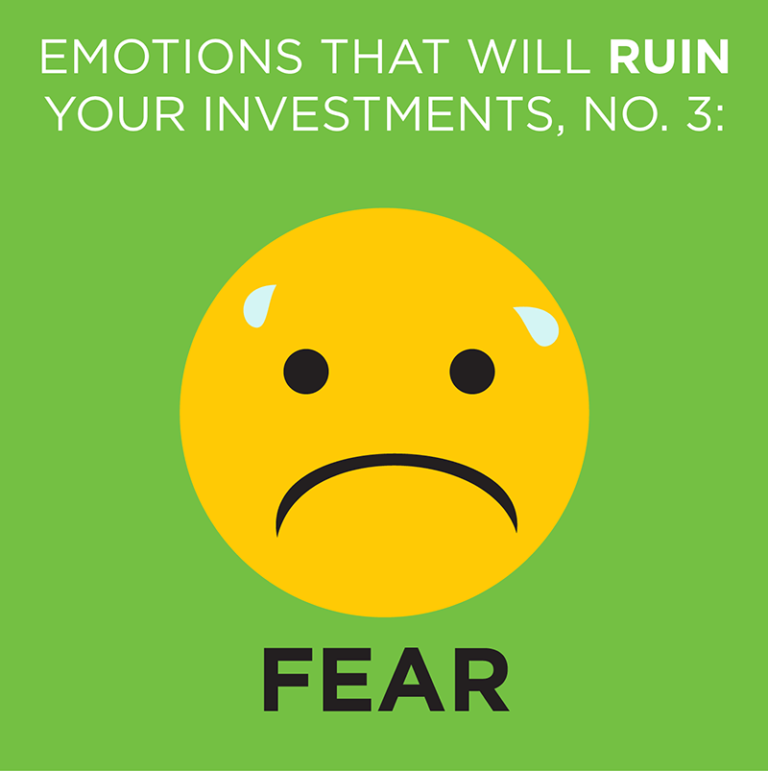 One of the most powerful emotions is fear. The fear of losing money can be overwhelming.