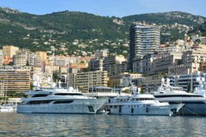 Superyachts at the Monaco Yacht Show