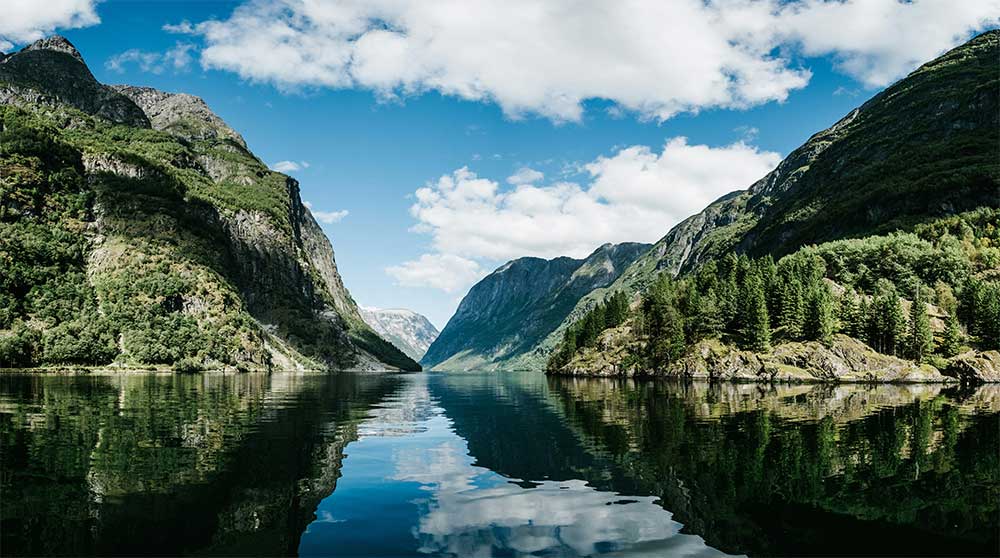 A Norwegian fjord to illustrate how alternative superyacht charter destinations are becoming more popular